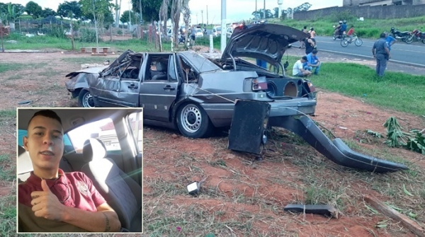 Gustavo Giovane Damasceno Sanches, de 19 anos, morreu no local do acidente (Reprodução: TupãCity.Com).