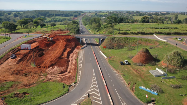 Trecho de obras em Osvaldo Cruz (Cedida/Eixo SP).