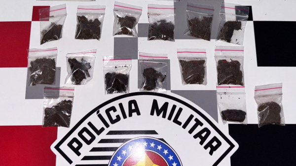 Droga apreendida pelos policiais (Cedida/PM).