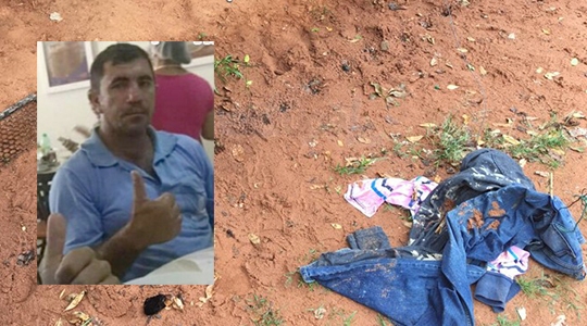 José de Oliveira morreu após receber descarga elétrica, quando estendia roupas no varal (Imagens: Site Mais Tupã).