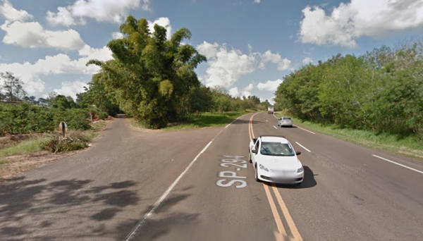 Sentido saída do bairro Tucuruvi, com acesso à Rodovia Comandante João Ribeiro de Barros (Foto: Google).