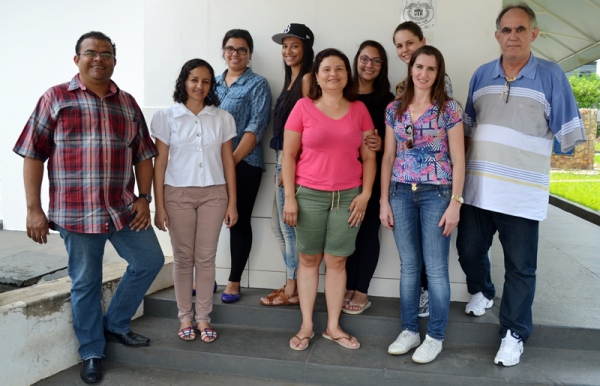 Ao todo, oito pessoas entre bolsistas e professores supervisores representam a FAI no evento (Foto: Assessoria de Imprensa da FAI).