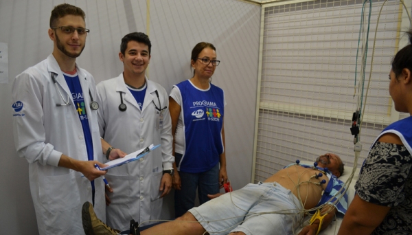 Ação, realizada nas dependências do Câmpus III, promoveu avaliação completa de atletas adamantinenses que participarão dos Jogos Regionais dos Idosos, no mês de setembro, em Marília (Foto: UniFAI).