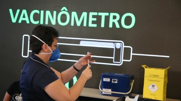Segundo o Vacinômetro, Adamantina vacinou 990 pessoas contra a Covid19 (Foto: GovSP).