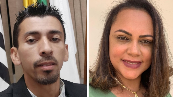 Cristiano Marques tem mandato declarado extinto após perda de direitos políticos por condenação criminal e a suplente Cátia Maion assume sua vaga, após convocação realizada pela Câmara (Reprodução/Redes Sociais).