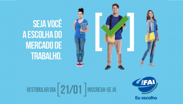 UniFAI realiza novo vestibular neste domingoUniFAI realiza novo vestibular neste domingo