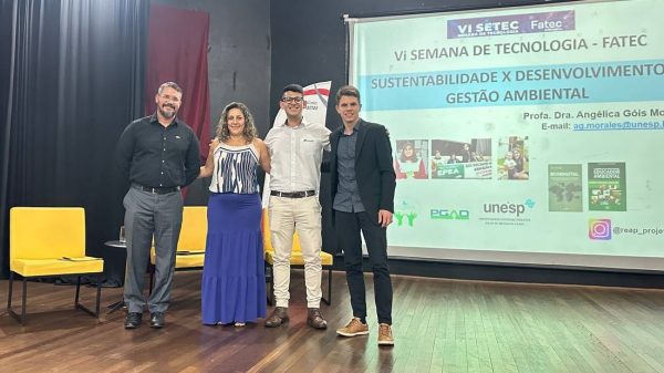 Participantes do evento de abertura (Cedida/Fatec).