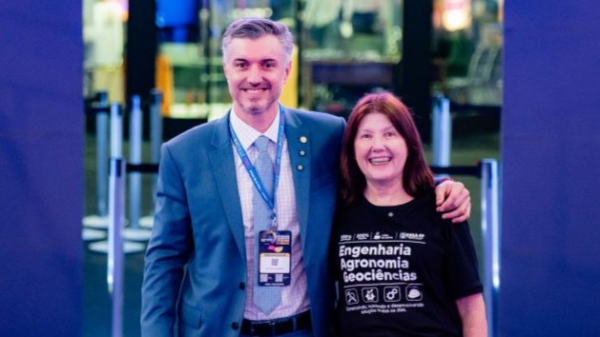 Vinicius Marchese e Ligia Mackey, candidatos para presidir o Confea e o Crea-SP (Reprodu??o).