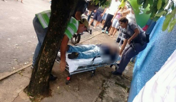 Ex-companheiro atira em mulher, que está hospitalizada, e em seguida se mata, em Bastos (Fotos: Valdecir Luis de Sousa).