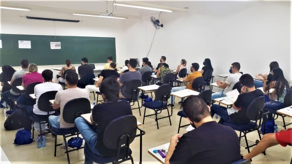 Aplicação da prova do vestibular do curso de medicina, para ingresso em 2022 (Divulgação/UnIFAI).
