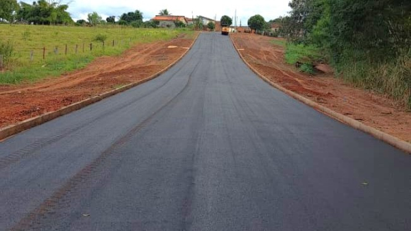 Asfalto liga o Jardim Brasil e Parque Itamarati, conectando as ruas Sergipe e Saldanha Marinho (Cedida/PMA).
