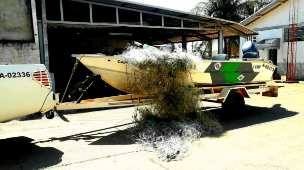 Polícia Militar Ambiental divulgou resultados das operações realizadas na piracema (Divulgação/PM Ambiental).