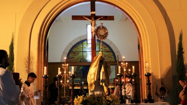 Celebração de Corpus Christi mobiliza as três paróquias de Adamantina (Arquivo/Pedro Henrique/No Click com o Senhor).
