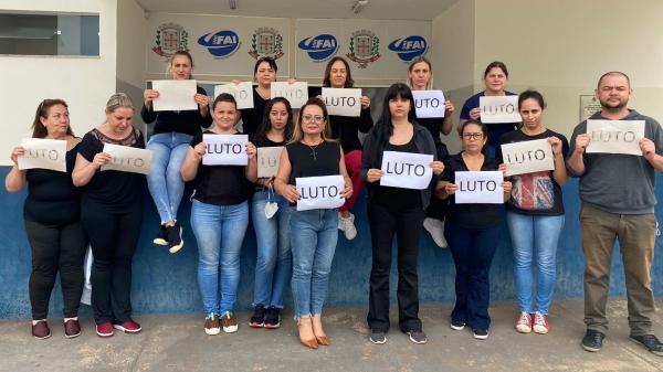 Profissionais de enfermagem do CIS (Centro Integrado de Saúde), na manhã desta segunda-feira (Cedida).