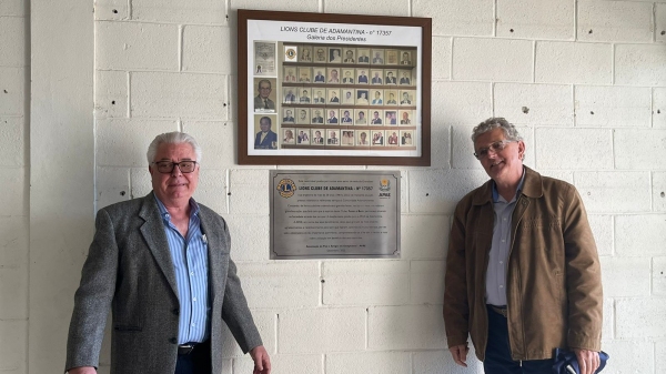 Evento com descerramento de placa marcou a doação do imóvel do Lions Clube à Apae de Adamantina (Cedida/Jéssica Nakadaira).