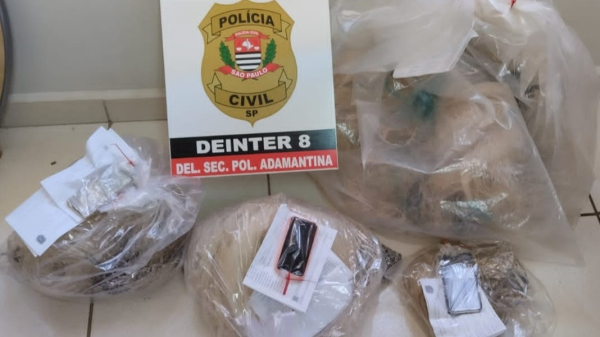 Conforme a Pol?cia Civil, todo o material apreendido ser? encaminhado para per?cia (Divulga??o/PC).
