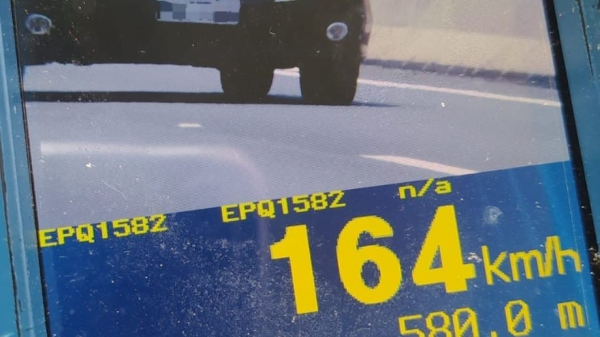 Por excesso de velocidade forma mais de 1.600 imagens de radar capturadas nas estradas da regi?o (Cedida/PM Rodovi?ria).