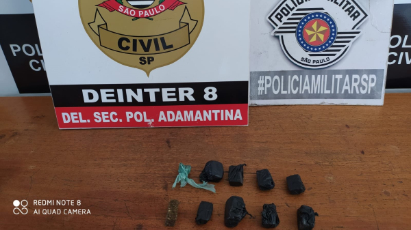 Droga apreendida na opera??o (Cedida/PM).