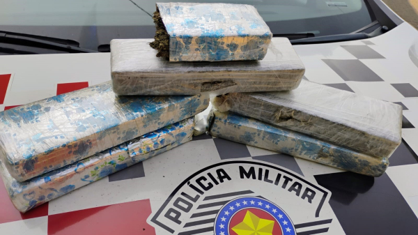 Droga apreendida pela Policia Militar (Cedida/PM).