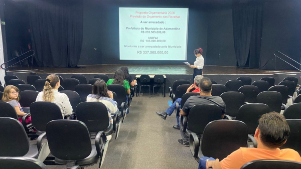 Audiencia Publica realizada pela Prefeitura de Adamantina (Imagem: Siga Mais).