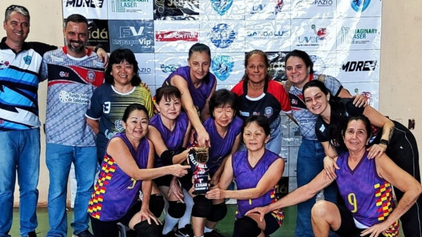 Equipe categoria C (58+) de Adamantina disputa a final estadual dos Jogos da Melhor Idade (Cedida).