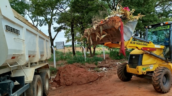 Local foi limpo ao final da manha deste domingo por equipes da Prefeitura (Cedida/PMA).