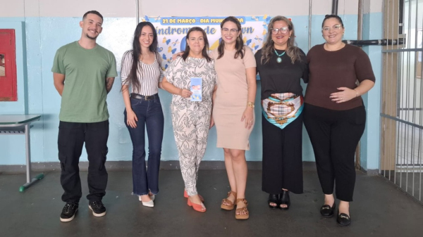 Agenda sobre Sindrome de Down mobilizou a Escola (Cedida/HK).