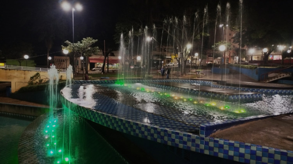 Fonte luminosa retoma funcionamento (Cedida/PMA).