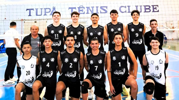 Uma das equipes de Adamantina nos Jogos Regionais em Tupa (Cedida/PMA).