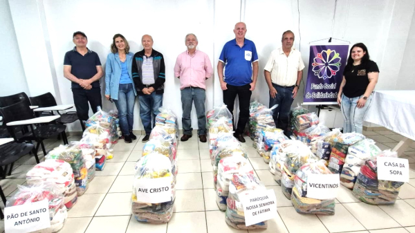 Alimentos foram repassados pelo Fundo Social (Cedida/PMA).